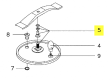 95X7553 - Axe autocuiseur fagor classic