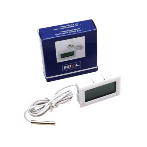 F157722 - THERMOMÈTRE DIGITAL ALTERNATIF BLANC -50° TOT +70°