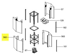 C00143684 - CHEMINEE INFERIEURE AVANT