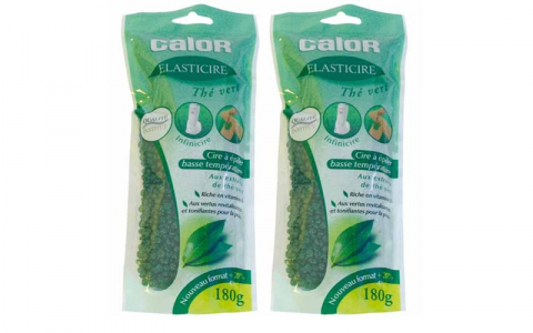 YX102201 - SACHETS CIRE 180G PAR 2 THE VERT