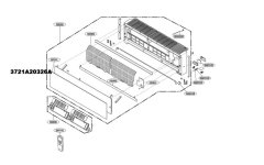 3721A20326A - FRONT PANEL INDOOR