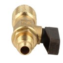 L14000447 - ROBINET GAZ 121RG-4 1/4 MALE 1/4 FEMELLE