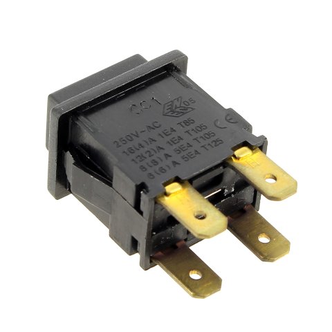 5132100800 - INTERRUPTEUR NOIR 4 COSSES 16A 250V