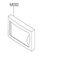 DE6400084A - Cadre de porte micro ondes ck136t