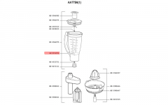 MS-5980556 - Bol blender mixer complet