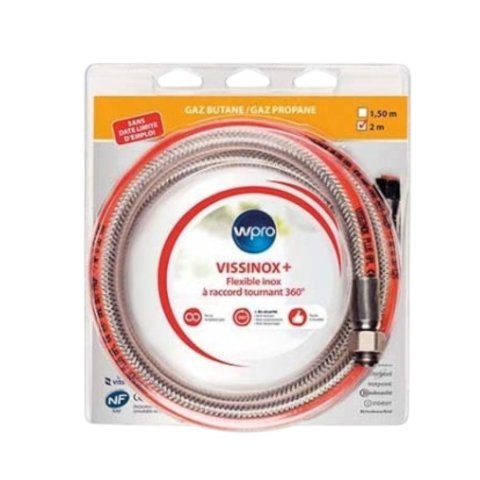 C00094771 - TUYAU DE GAZ INOX BUT PROPANE 2 M