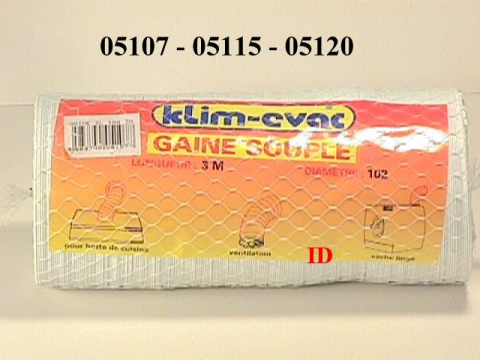 05115 - GAINE SECHE LINGE PVC EXTENSI 3 M DIA 90
