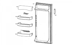 206457601 - PORTE DE REF COMPLETE + JOINT 545 X 1195