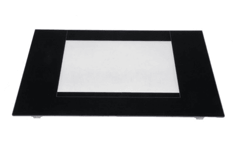 C00081604 - Vitre de four noire + equerres