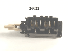 26022 - Selecteur marche arret 6 + 2 contacts