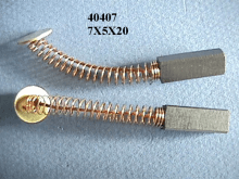 40407 - Charbon moteur 7 x 5 x 20 m/m kit de 2