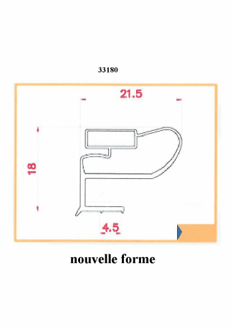 1440 - KIT 2 JOINTS A SEMELLE L 200 X 100 M/M