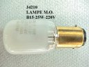 34210 - Ampoule micro ondes b15 25 w 230 v