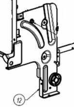 DD82-01002A - PLATINE COMPLETE DROITE DE PORTE