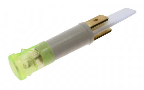 D342060 - VOYANT VERT Ø 9MM 2 COSSES SANS CABLE