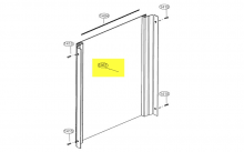 4389450100 - GLACE DE PORTE CONGELATEUR