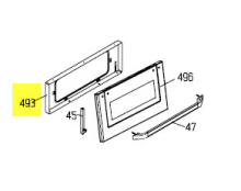 210110232 - Vitre + cadre porte interieur