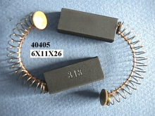 40405 - CHARBONS MOTEUR 9 X 6 X 27 M/M KIT DE 2