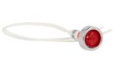 D342063 - VOYANT ROUGE Ø 10MM + CABLE + ECROU