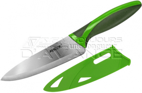 ZYL72410 - Couteau chef vert