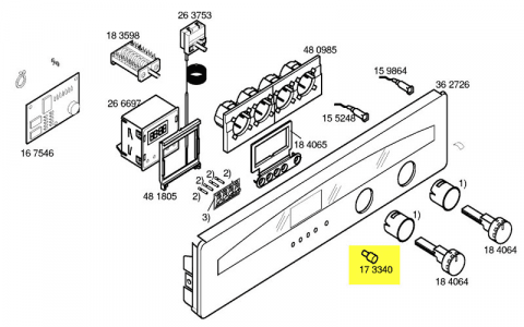 00173340 - BOUTON DE MINUTERIE