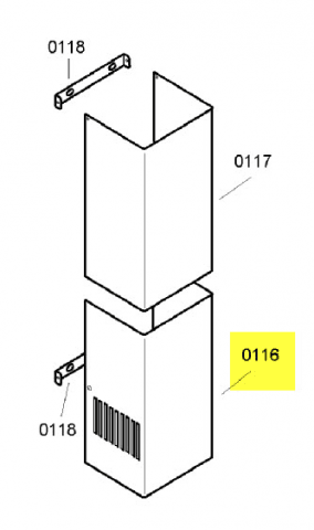 00360535 - CHEMINEE PARTIE INFERIEUR REP 116