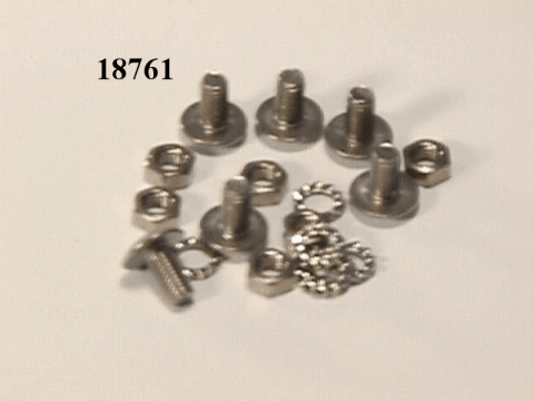 18761 - Kit de 6 vis inox palier z brandt