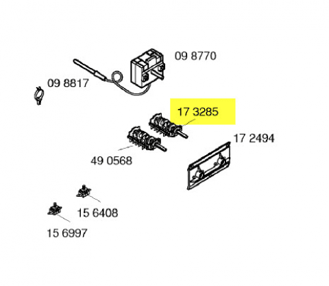 00173285 - INTERRUPTEUR FOUR 4033/A2