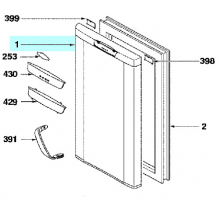 43X6998 - PORTE REFRIGERATEUR