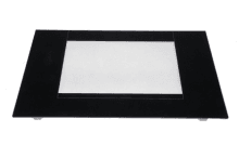C00081604 - Vitre de four noire + equerres