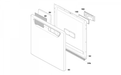 41009658 - PORTE TOLE EXTERIEURE BLANCHE REP93