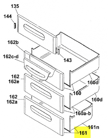 41004916 - Panier inferieur du bas