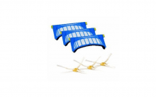 ACC231 - Pack 3 filtres aerovac et 3 brosses late