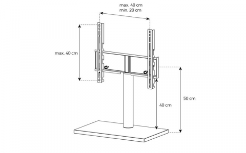 L00566 - PIED TV POUR 32 A 55