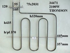 34471 - Resistance de voute 2100 w 230 v