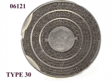 06121 - Filtre rond a charbon actif type 30