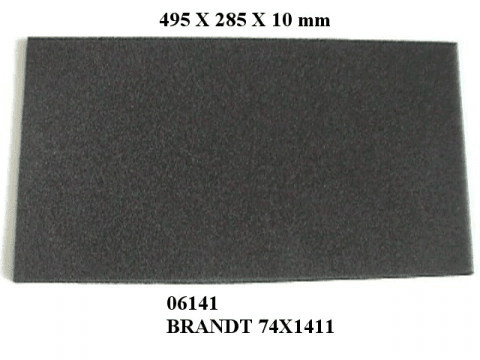 06141 - Filtre charbon actif hotte brandt