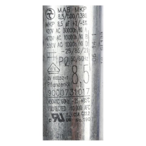 00610150 - CONDENSATEUR 8,5UF-450V