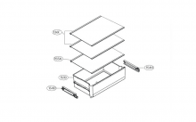AHT73754304 - DESSUS DE BAC A LEGUMES REP 155A