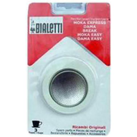 53313 - JOINTS(3)+FILTRE BIALETTI ORIGINE 9 TASSES