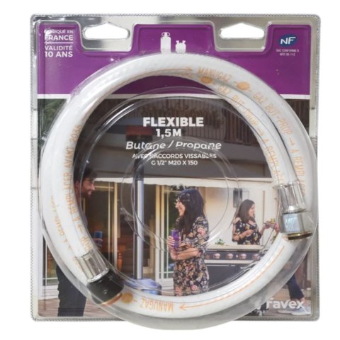 75S2699 - TUYAU DE GAZ BUTANE PROPANE 1.5 METRE
