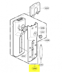 ABQ31245601 - CASE ASSEMBLEE CONTROL REFRIGERATOR