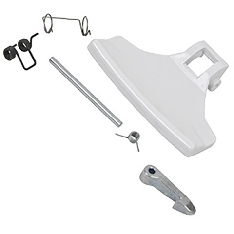 4055186631 - POIGNEE DE PORTE BLANCHE