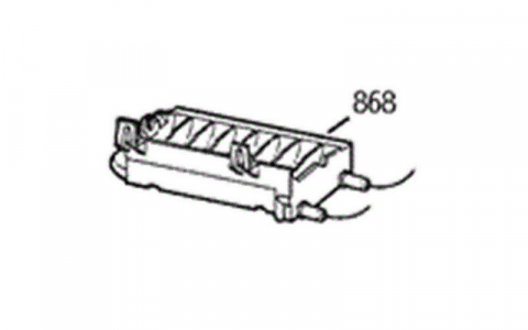 WR29X0204 - Resistance assemble de bac a glacons